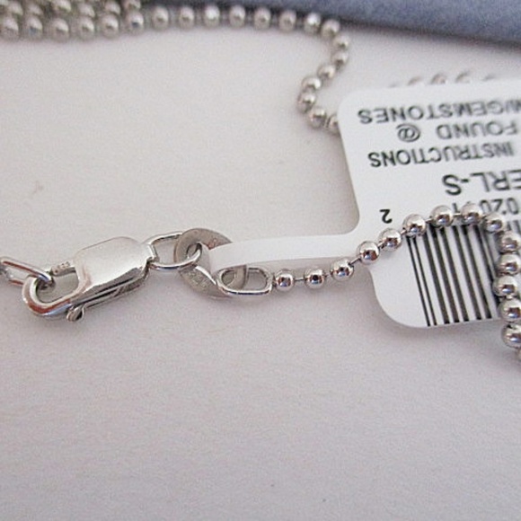 ALEX WOO - Sterling Silver Letter L Necklace - Picture 6 of 6